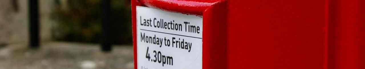 UK Red Post Box