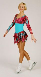 Ice Skating Dress in Nylon Lycra
