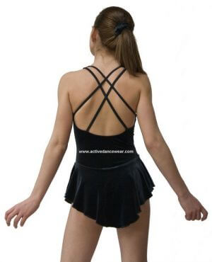 Sleeveless Ice Skating Dress With Motif #2