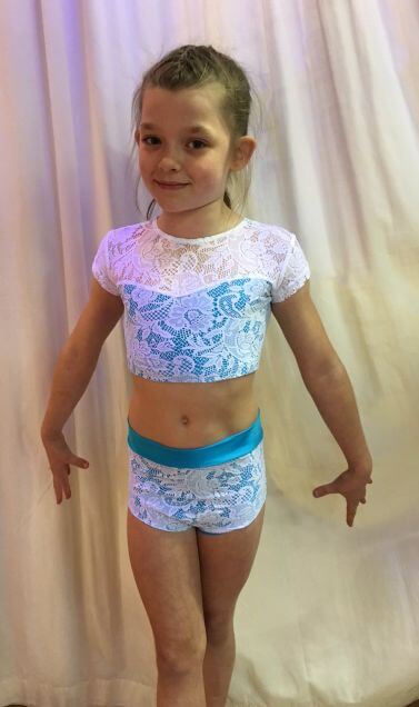 Maddie Lace Two Piece Freestyle outfit