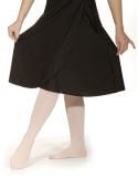 Black Lycra Wrapover Skirt Roch Valley LWS