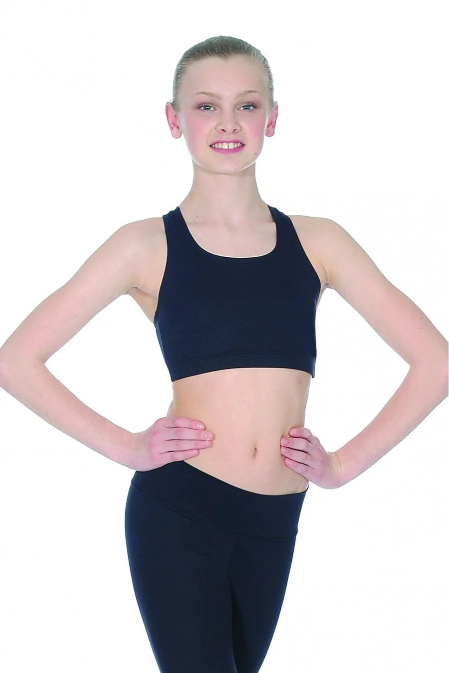 Microfibre Muscle Back Crop Top